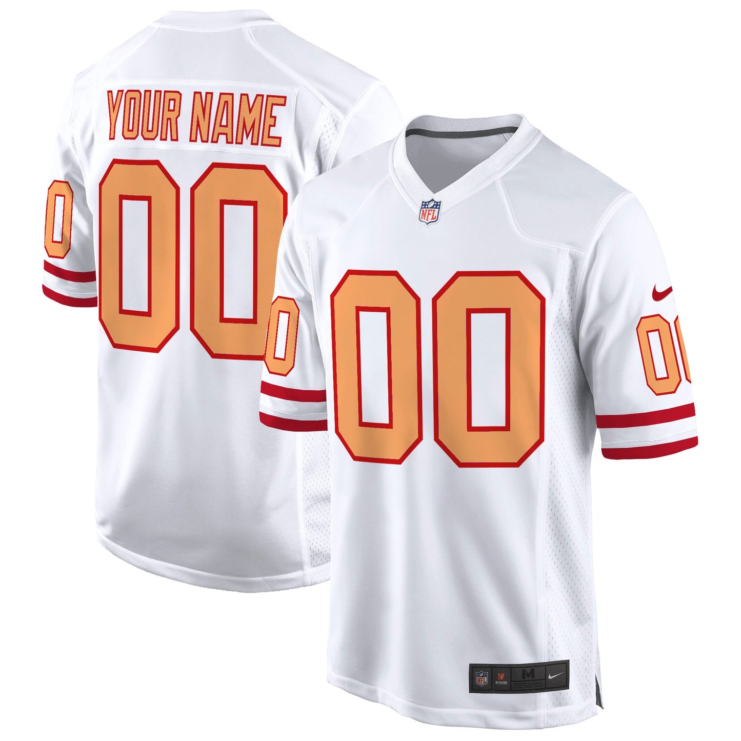 Tampa Bay Buccaneers Throwback Game Custom Jersey - All Stitched