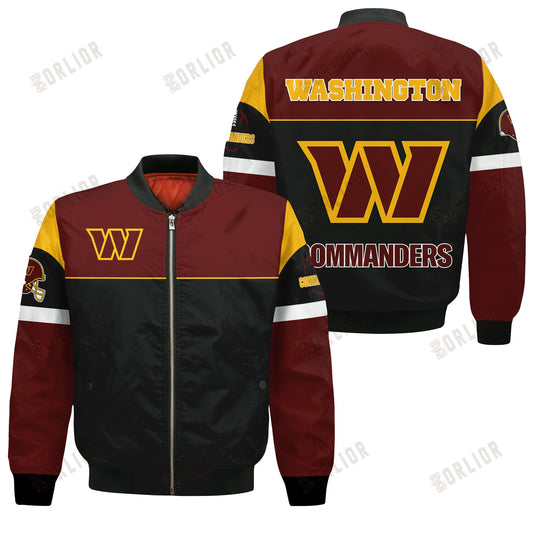 Washington Commanders National Football League 2024 -25 Feel The Power Bomber Jacket