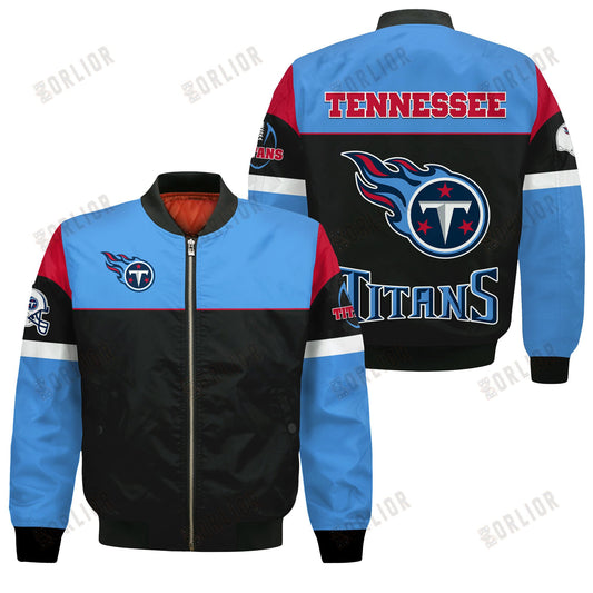 Tennessee Titans National Football League 2024 -25 Feel The Power Bomber Jacket