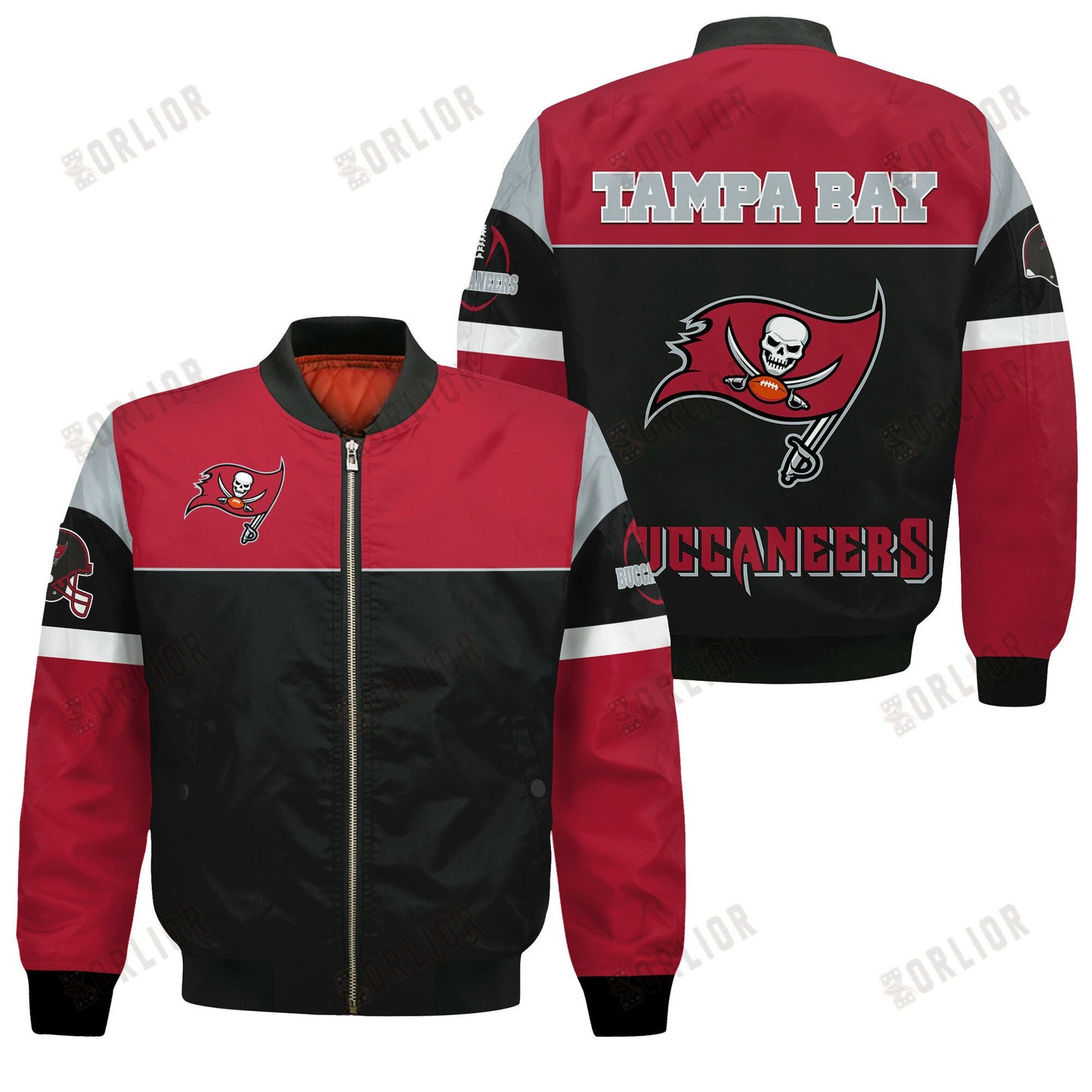 Tampa Bay Buccaneers National Football League 2024 -25 Feel The Power Bomber Jacket