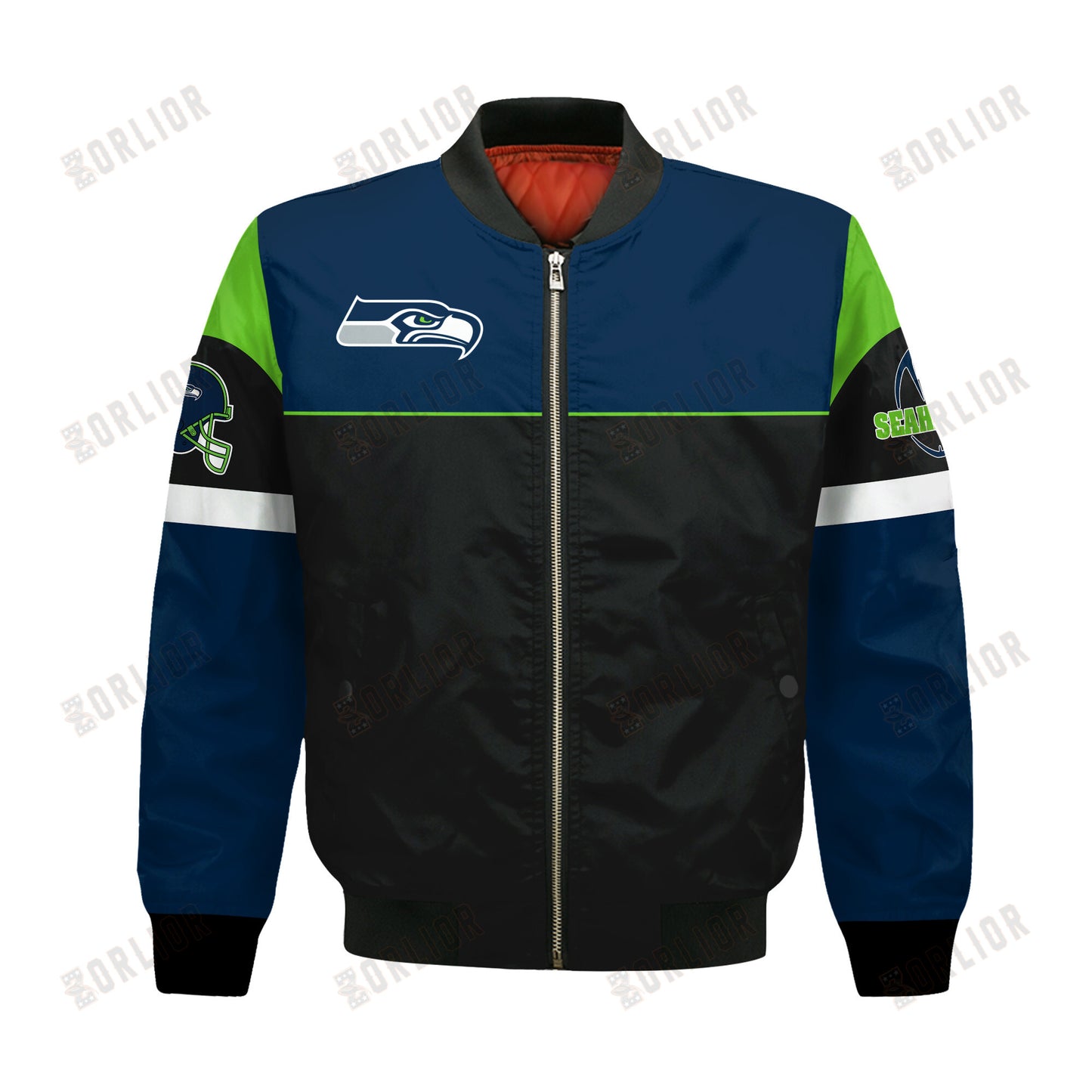 Seattle Seahawks National Football League 2024 -25 Feel The Power Bomber Jacket