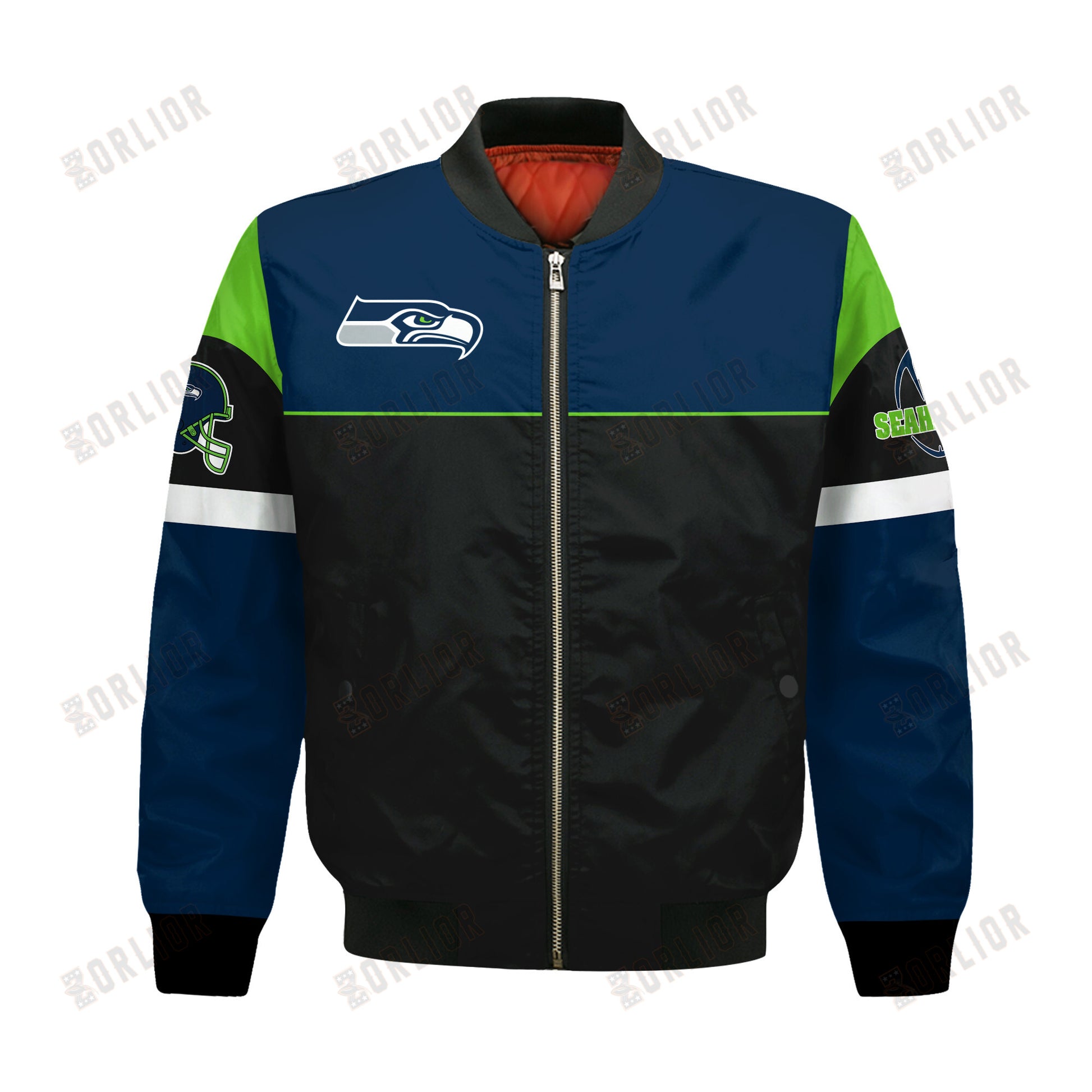 Seattle Seahawks National Football League 2024 -25 Feel The Power Bomber Jacket