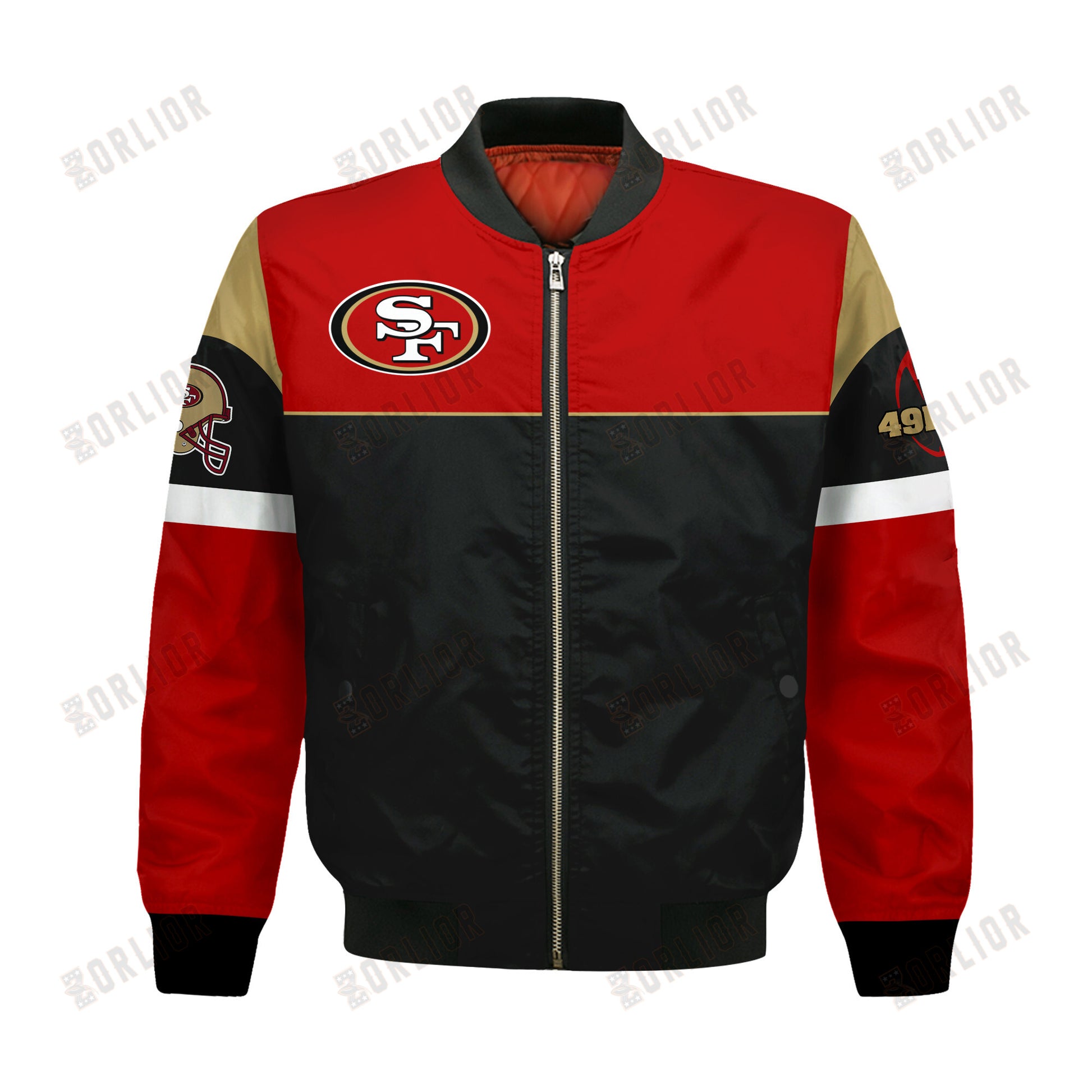 San Francisco 49ers National Football League 2024 -25 Feel The Power Bomber Jacket