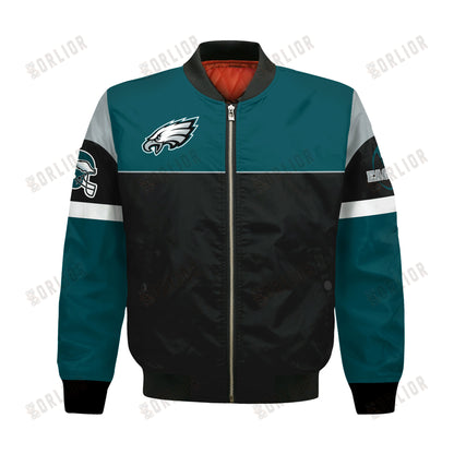 Philadelphia Eagles National Football League 2024 -25 Feel The Power Bomber Jacket