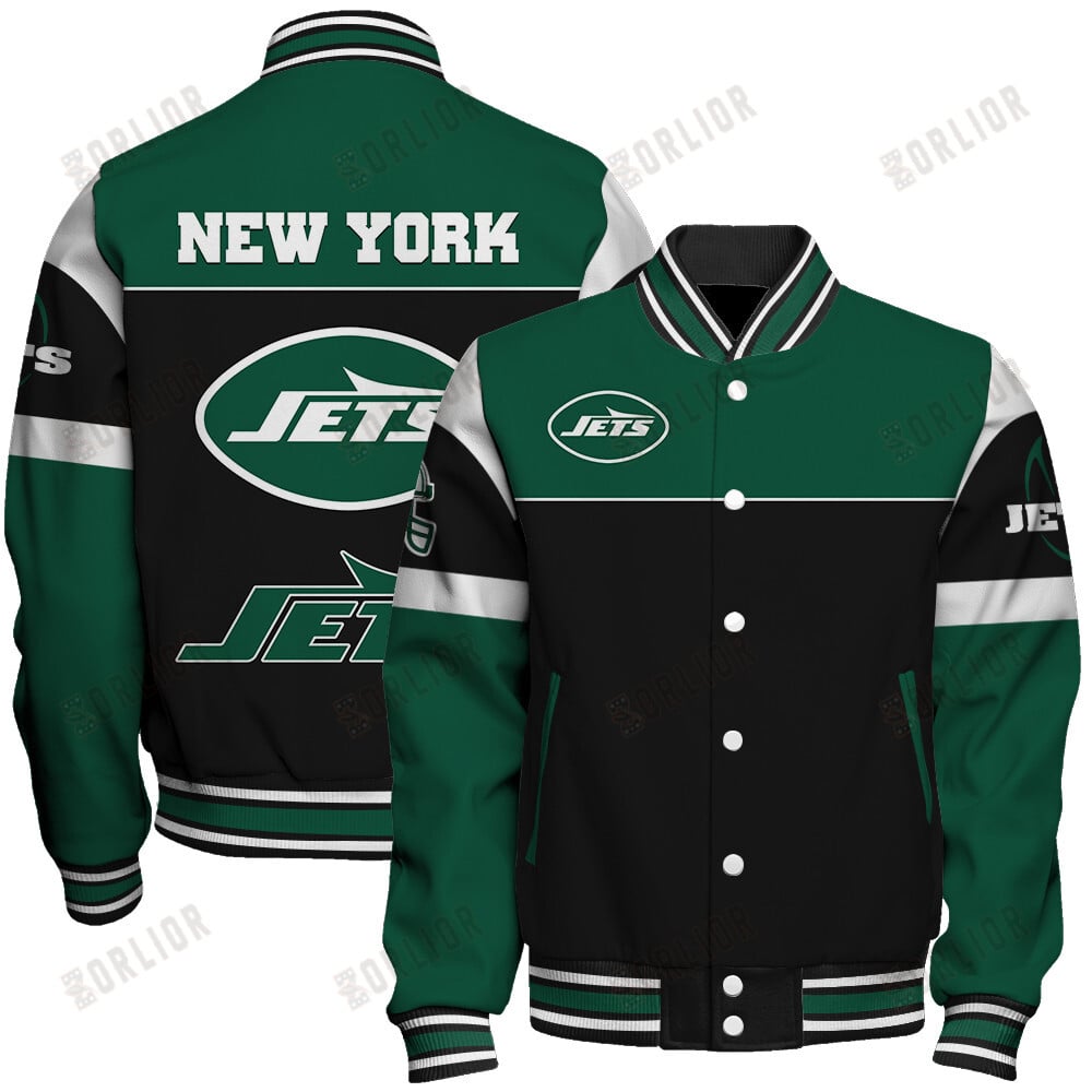 New York Jets National Football League 2024 -25 Feel The Power Unisex Varsity Jacket