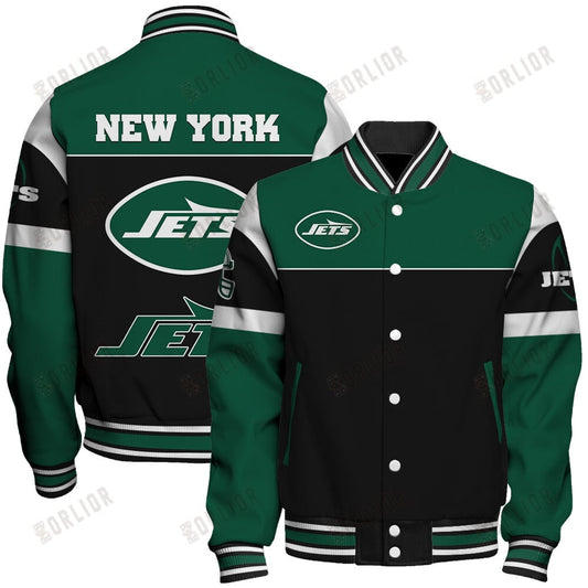 New York Jets National Football League 2024 -25 Feel The Power Unisex Varsity Jacket