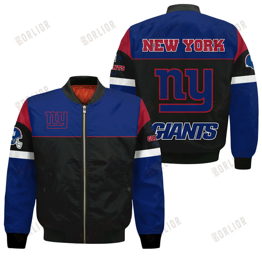 New York Giants National Football League 2024 -25 Feel The Power Bomber Jacket