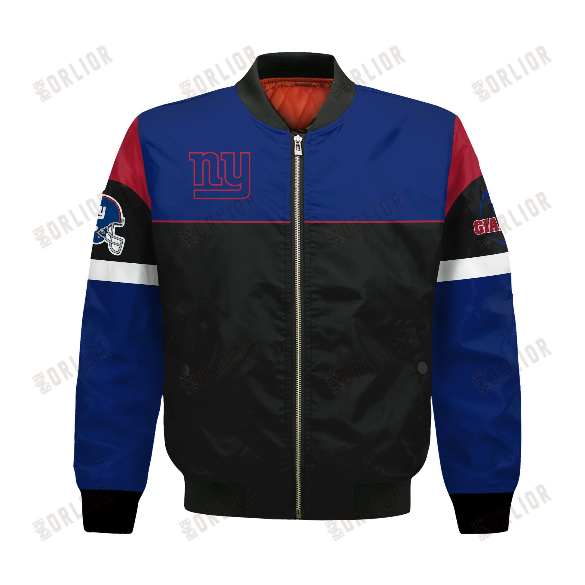 New York Giants National Football League 2024 -25 Feel The Power Bomber Jacket