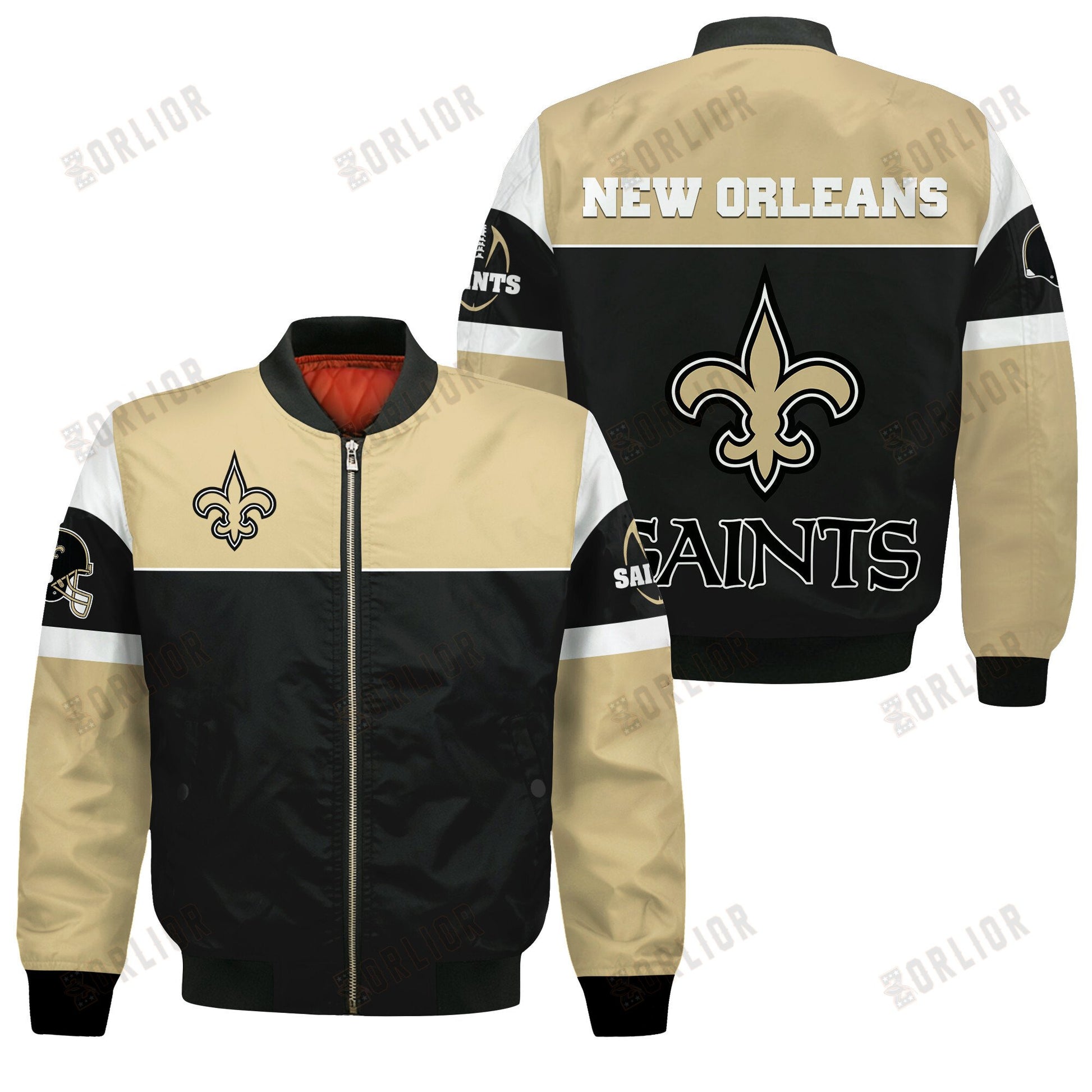 New Orleans Saints National Football League 2024 -25 Feel The Power Bomber Jacket