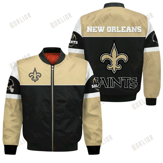 New Orleans Saints National Football League 2024 -25 Feel The Power Bomber Jacket