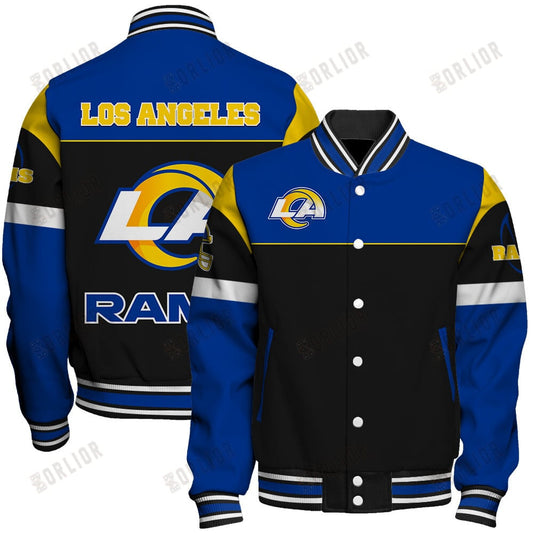 Los Angeles Rams National Football League 2024 -25 Feel The Power Unisex Varsity Jacket