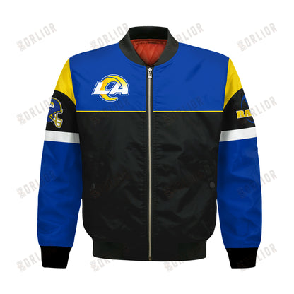 Los Angeles Rams National Football League 2024 -25 Feel The Power Bomber Jacket