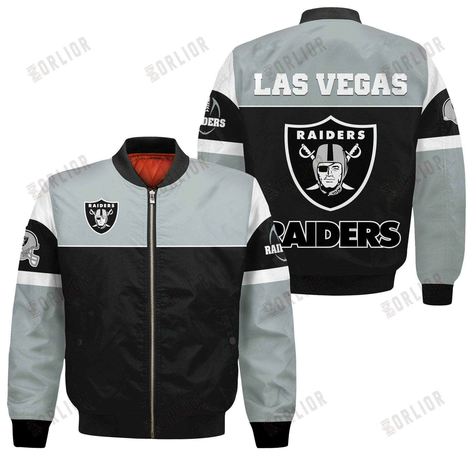 Las Vegas Raiders National Football League 2024 -25 Feel The Power Bomber Jacket