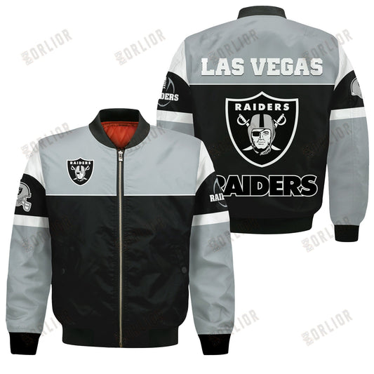 Las Vegas Raiders National Football League 2024 -25 Feel The Power Bomber Jacket