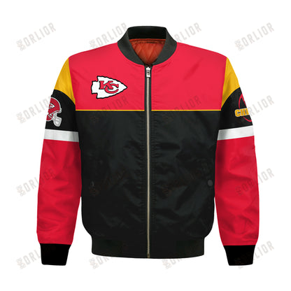 Kansas City Chiefs National Football League 2024 -25 Feel The Power Bomber Jacket