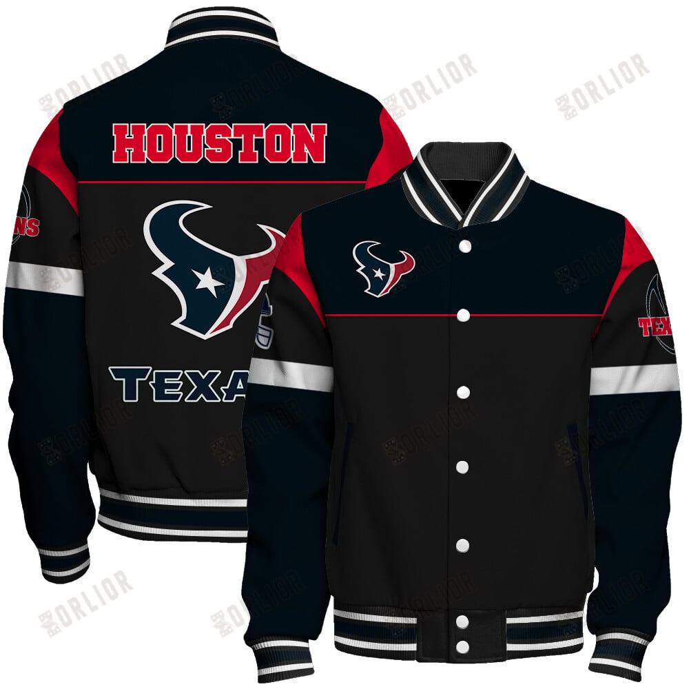 Houston Texans National Football League 2024 -25 Feel The Power Unisex Varsity Jacket
