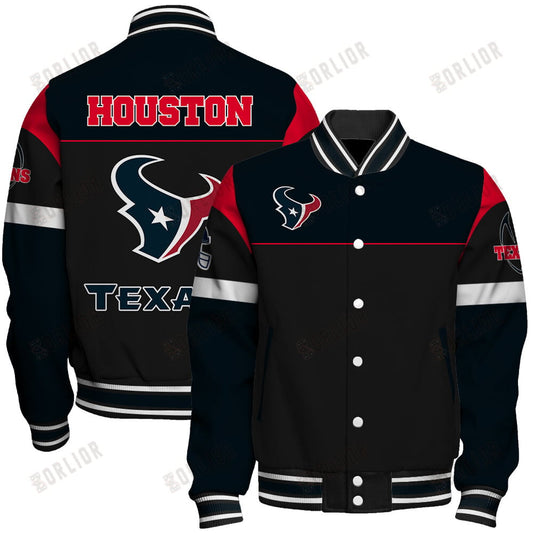 Houston Texans National Football League 2024 -25 Feel The Power Unisex Varsity Jacket