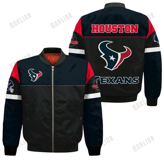 Houston Texans National Football League 2024 -25 Feel The Power Bomber Jacket