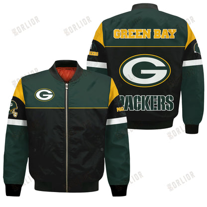 Green Bay Packers National Football League 2024 -25 Feel The Power Bomber Jacket