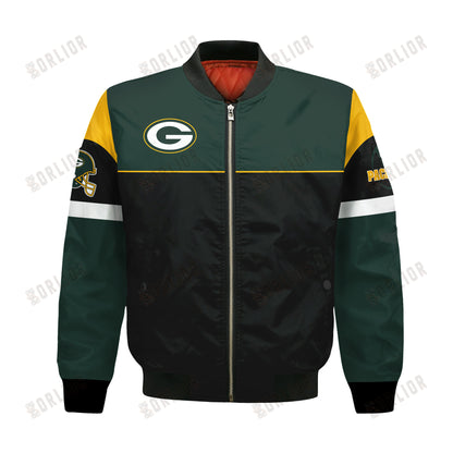 Green Bay Packers National Football League 2024 -25 Feel The Power Bomber Jacket
