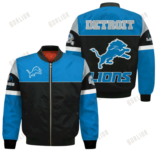 Detroit Lions National Football League 2024 -25 Feel The Power Bomber Jacket