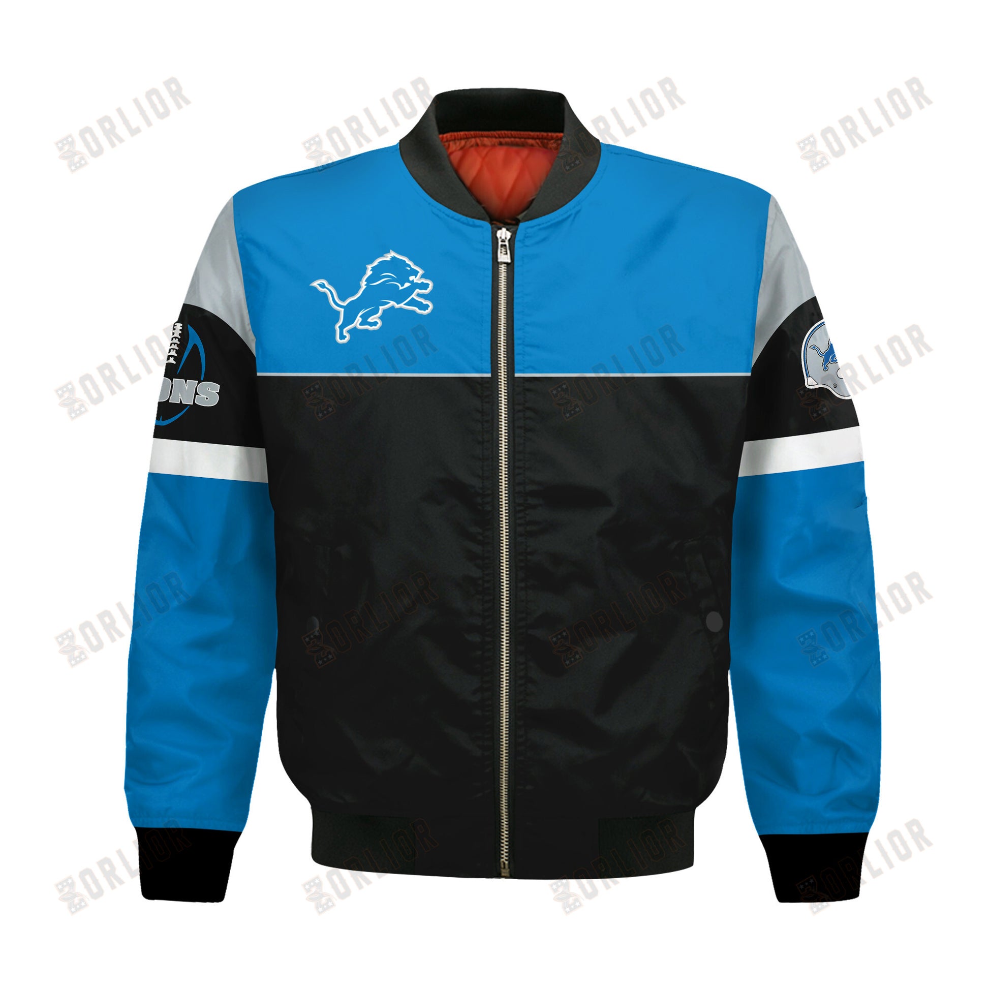 Detroit Lions National Football League 2024 -25 Feel The Power Bomber Jacket
