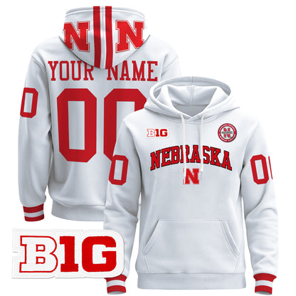 Nebraska Cornhuskers 2024 Custom Pullover Hoodie V3