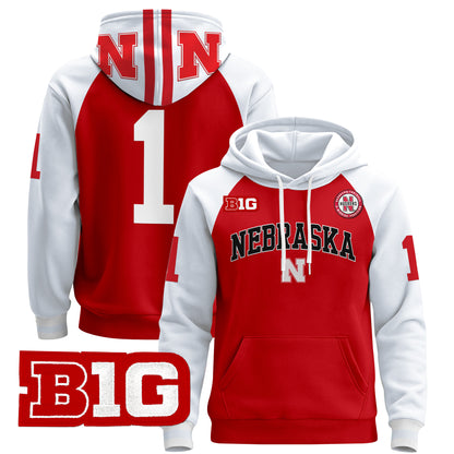 Nebraska Cornhuskers 2024 Pullover Hoodie V3