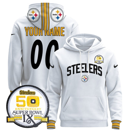 Pittsburgh Steelers 2024 Custom Pullover Hoodie V2