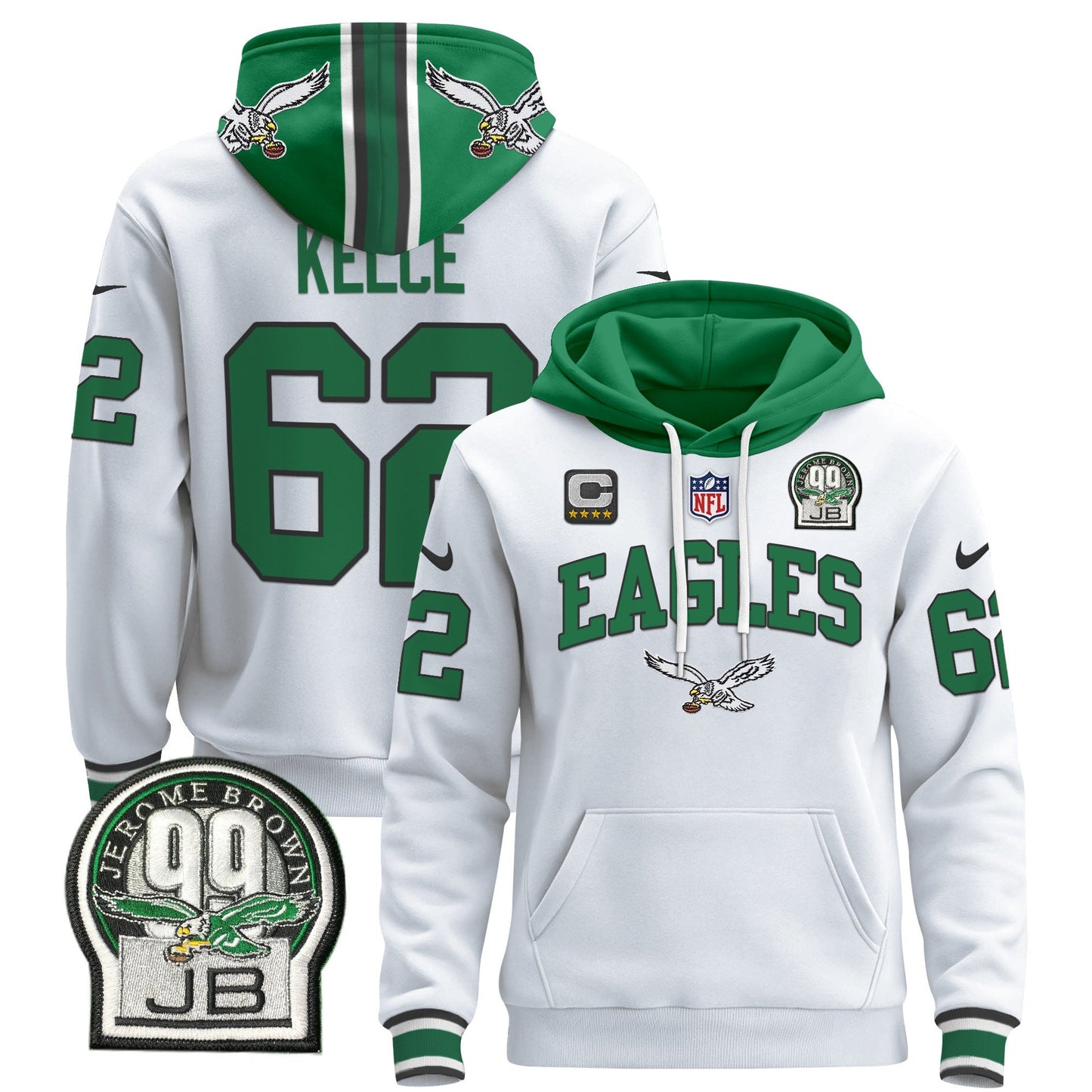 Philadelphia Eagles 2024 Pullover Hoodie V2 - All Stitched