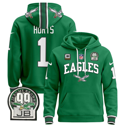 Philadelphia Eagles 2024 Pullover Hoodie V2 - All Stitched