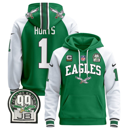 Philadelphia Eagles 2024 Pullover Hoodie V2 - All Stitched