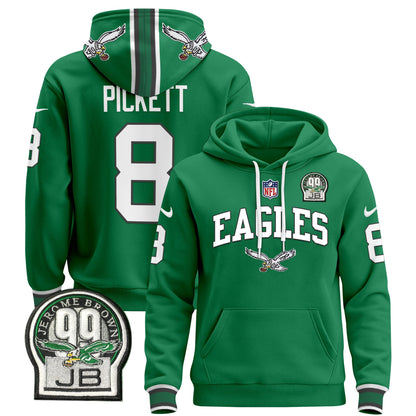 Philadelphia Eagles 2024 Pullover Hoodie V2 - All Stitched