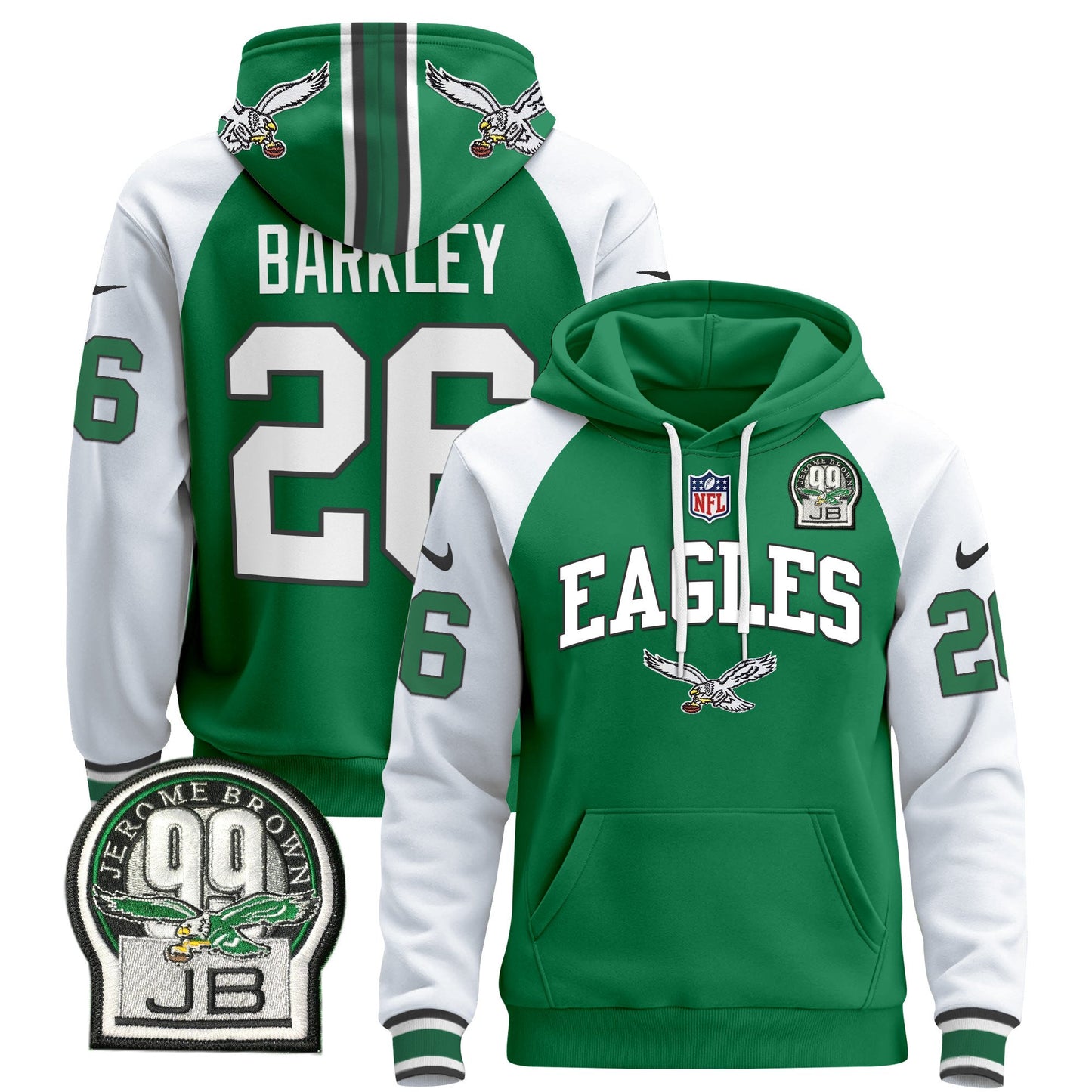 Philadelphia Eagles 2024 Pullover Hoodie V2 - All Stitched