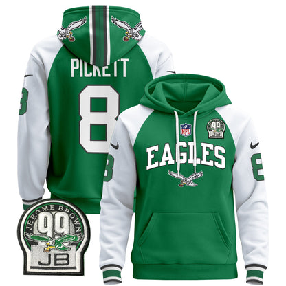 Philadelphia Eagles 2024 Pullover Hoodie V2 - All Stitched