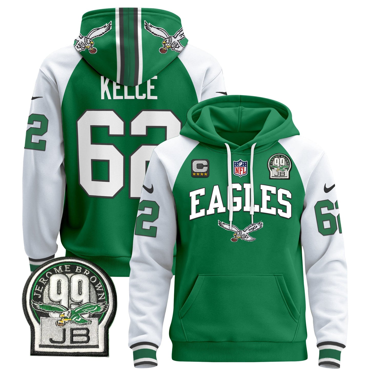 Philadelphia Eagles 2024 Pullover Hoodie V2 - All Stitched