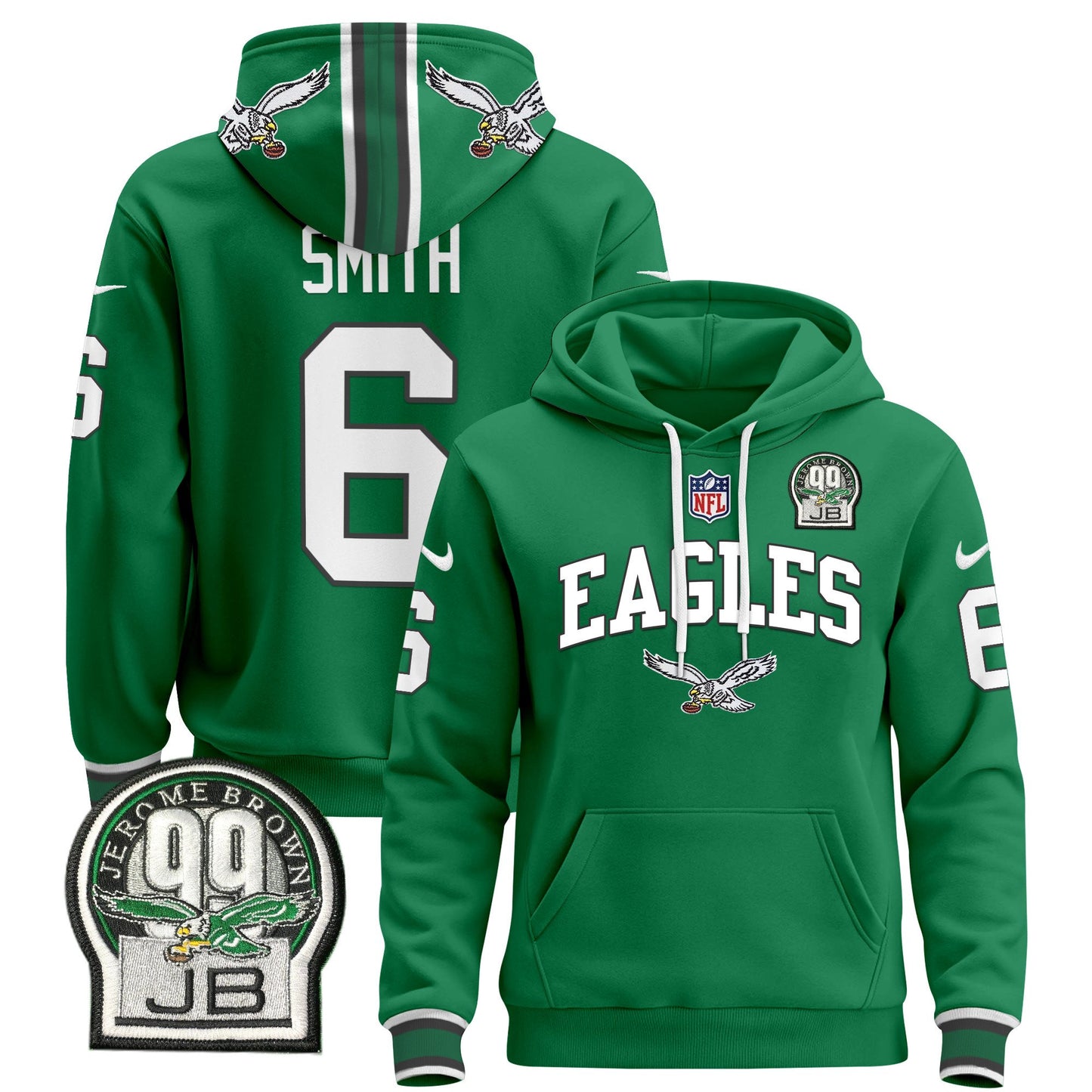 Philadelphia Eagles 2024 Pullover Hoodie V2 - All Stitched