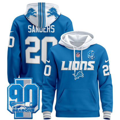 Detroit Lions 2024 Pullover Hoodie V2 - All Stitched