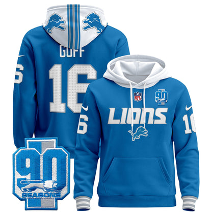 Detroit Lions 2024 Pullover Hoodie V2 - All Stitched