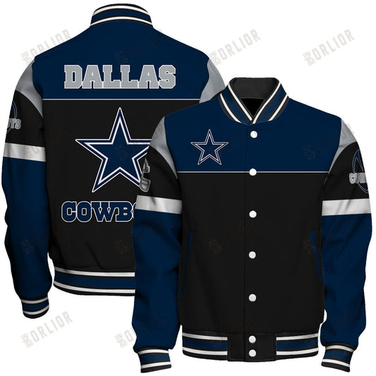 Dallas Cowboys National Football League 2024 -25 Feel The Power Unisex Varsity Jacket