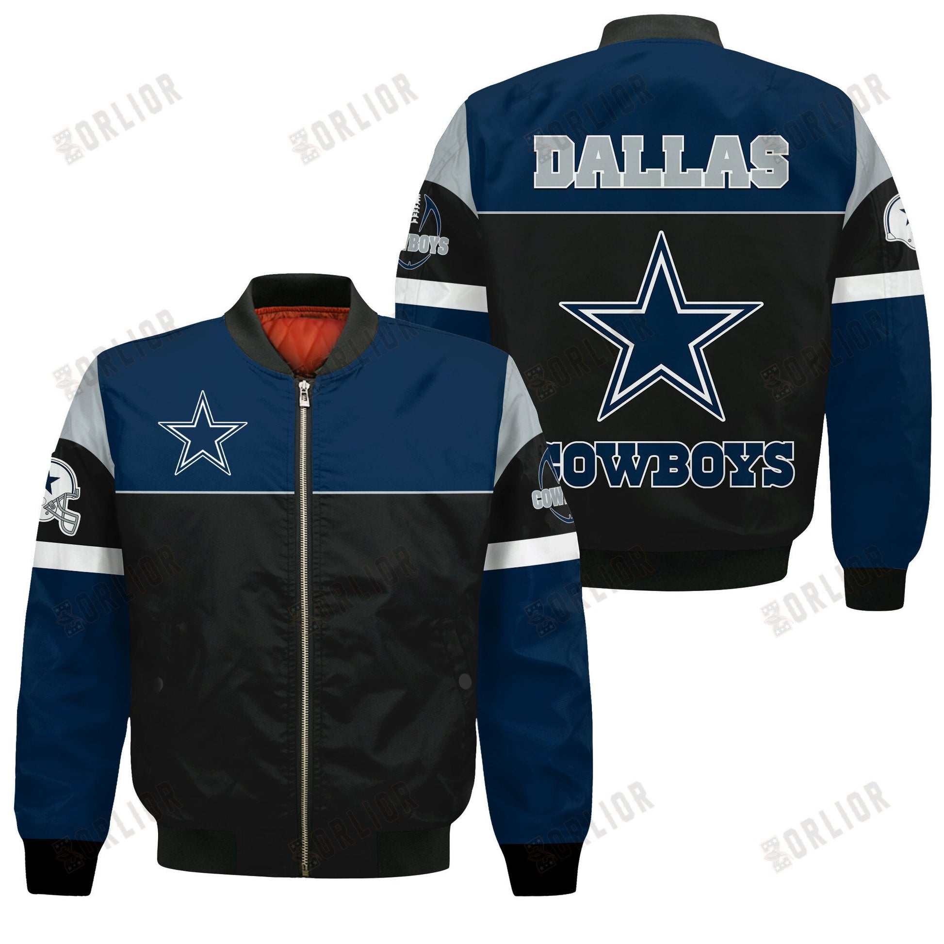 Dallas Cowboys National Football League 2024 -25 Feel The Power Bomber Jacket