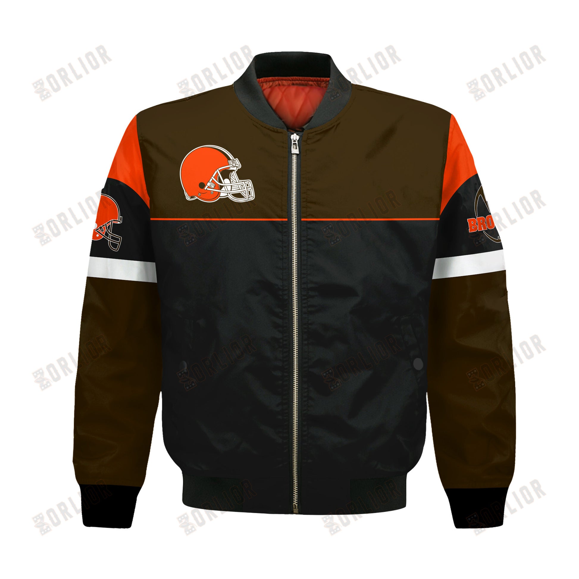 Cleveland Browns National Football League 2024 -25 Feel The Power Bomber Jacket