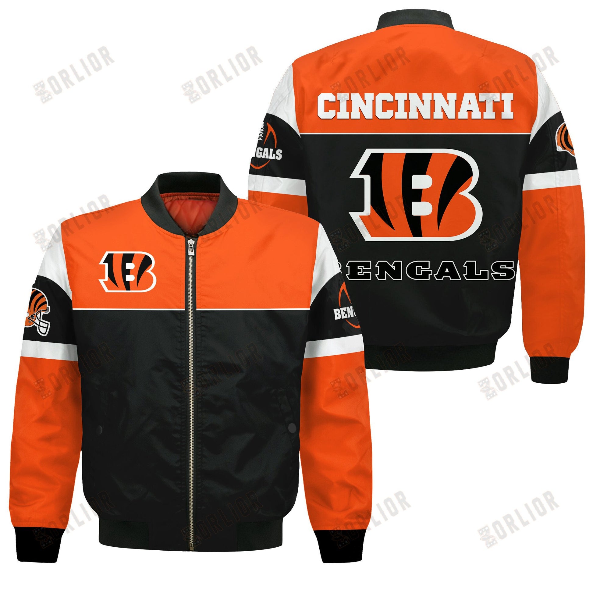 Cincinnati Bengals National Football League 2024 -25 Feel The Power Bomber Jacket