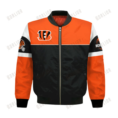 Cincinnati Bengals National Football League 2024 -25 Feel The Power Bomber Jacket