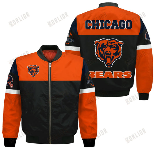 Chicago Bears National Football League 2024 -25 Feel The Power Bomber Jacket