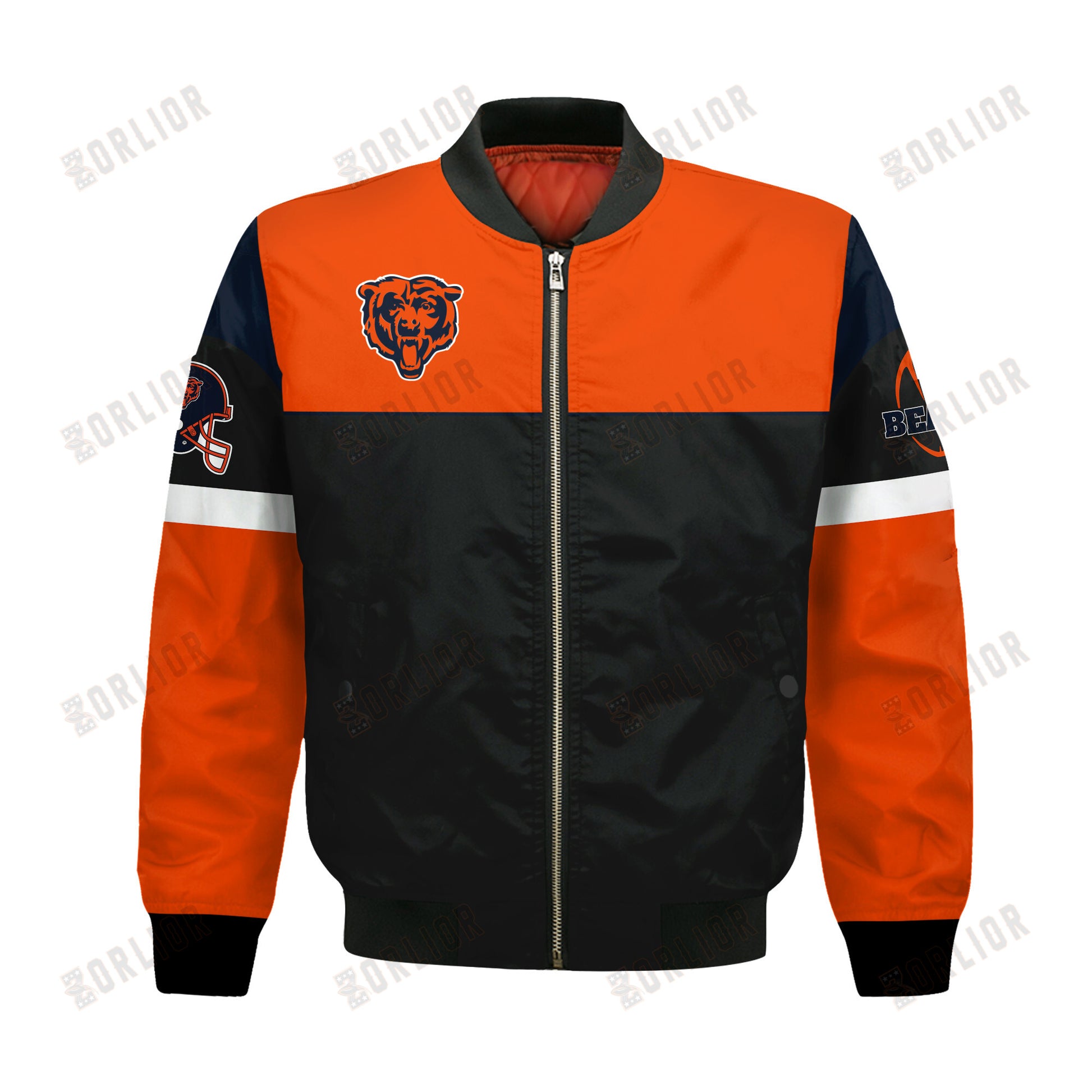 Chicago Bears National Football League 2024 -25 Feel The Power Bomber Jacket