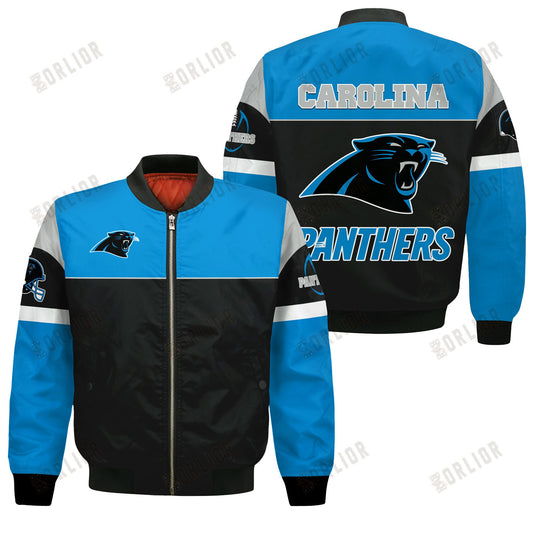 Carolina Panthers National Football League 2024 -25 Feel The Power Bomber Jacket
