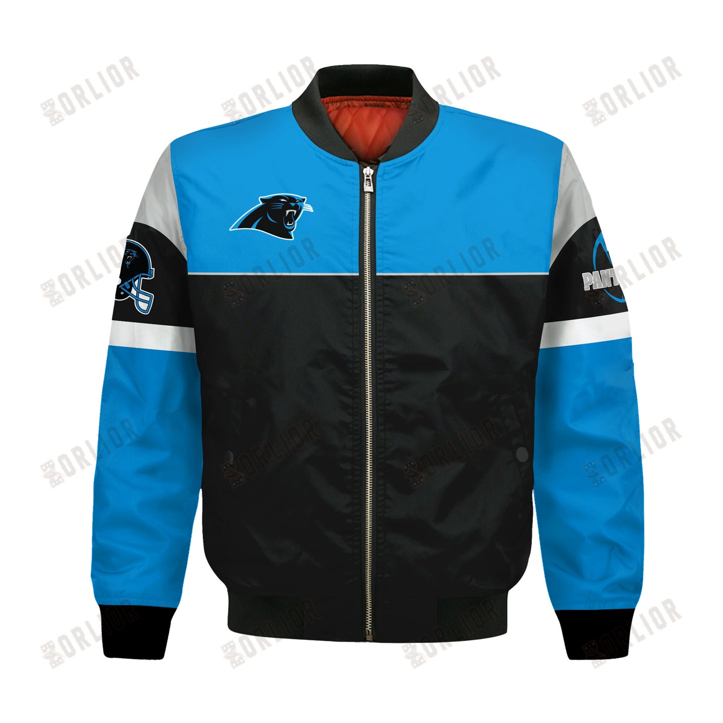 Carolina Panthers National Football League 2024 -25 Feel The Power Bomber Jacket