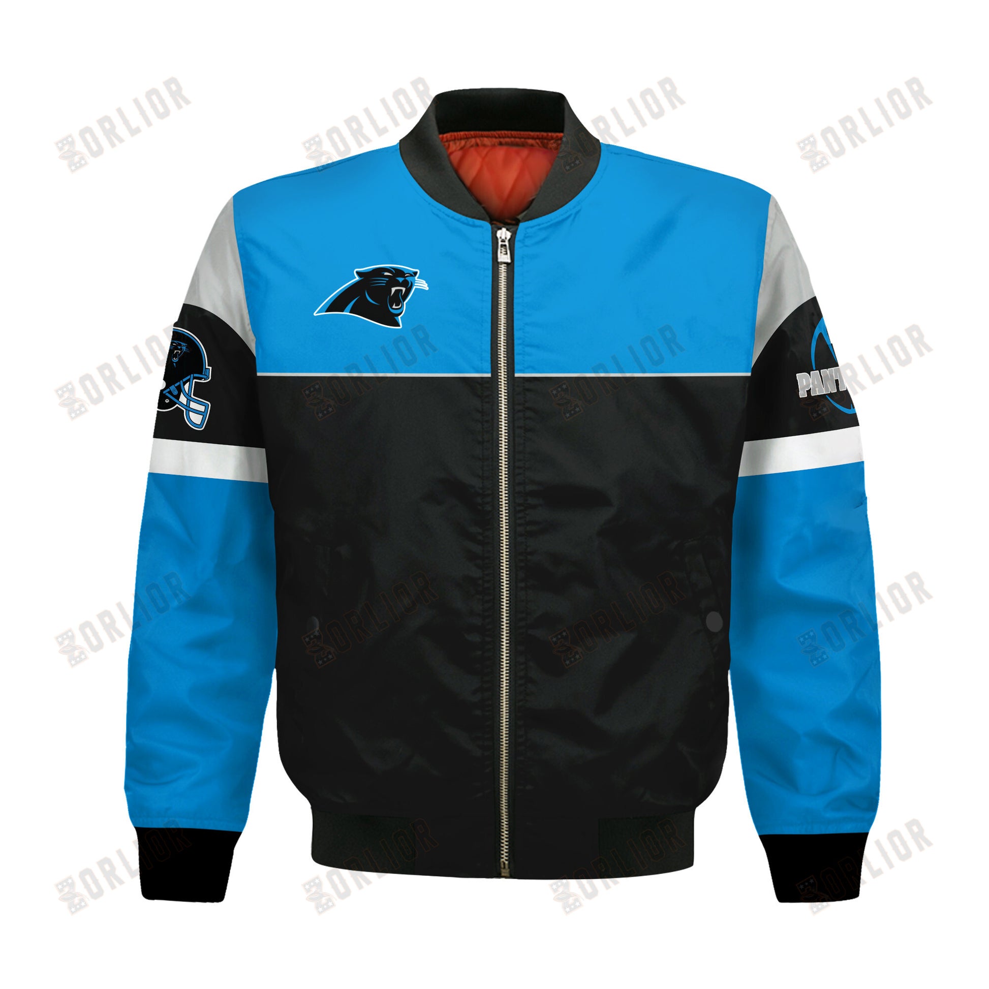 Carolina Panthers National Football League 2024 -25 Feel The Power Bomber Jacket