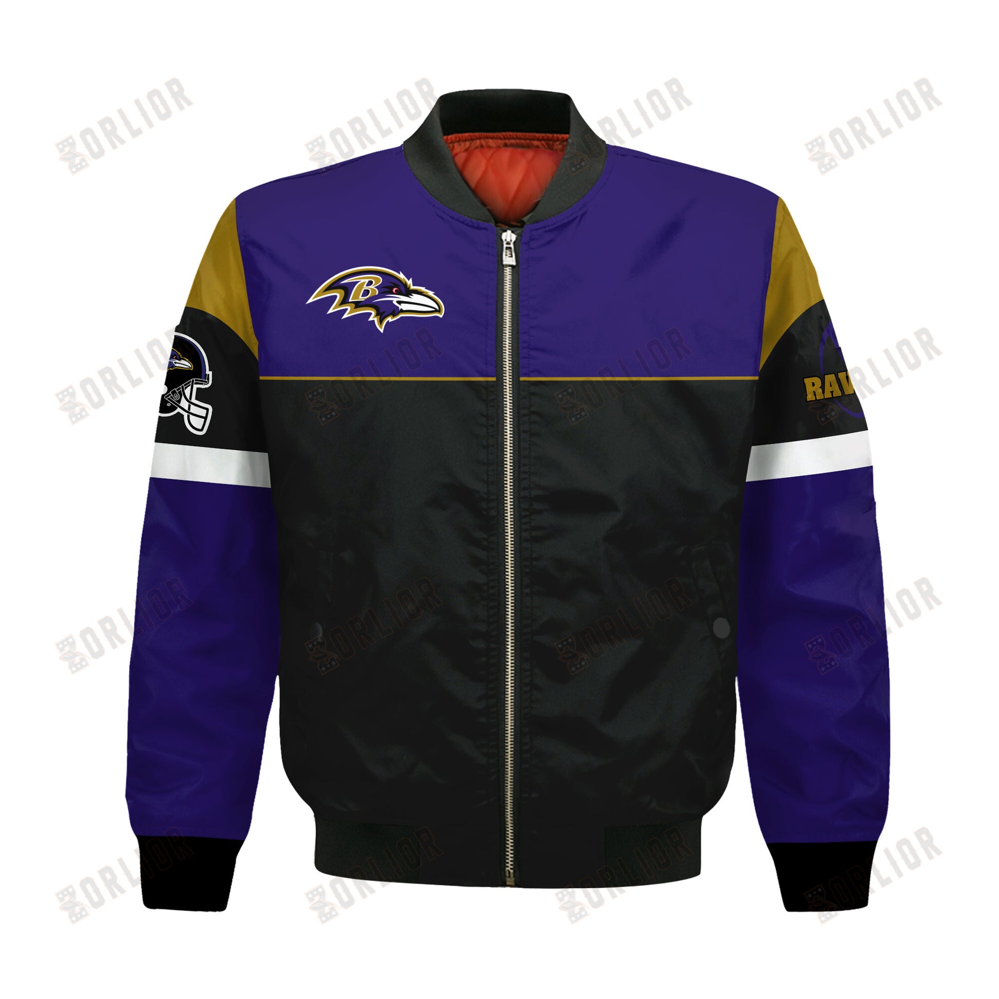 Baltimore Ravens National Football League 2024 -25 Feel The Power Bomber Jacket